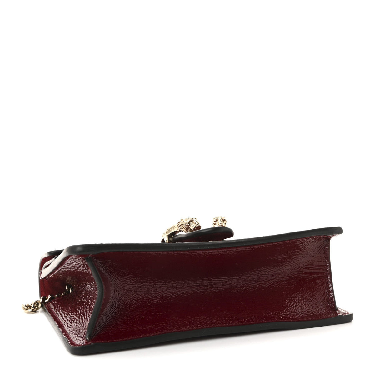 Crinkled Patent Mini Dionysus Shoulder Bag Rosso Ancora Red wholesalehk.shop