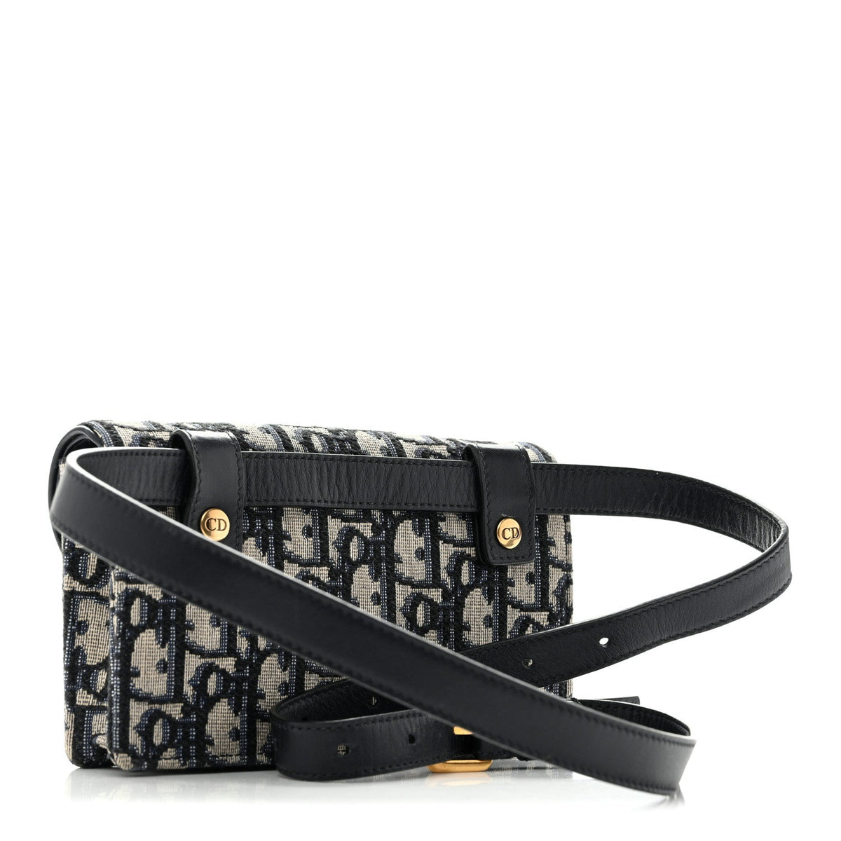 Oblique Saddle Belt Bag Blue wholesalehk.shop