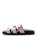 Calfskin Womens Chypre Sandals 39 Rose Porcelaine wholesalehk.shop