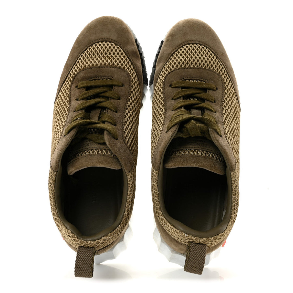 Air Mesh Suede Goatskin Bouncing Sneakers 37 Vert Toundra wholesalehk.shop