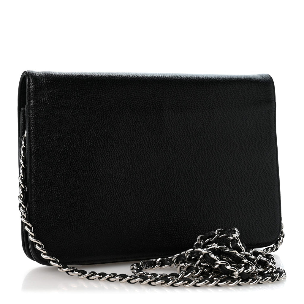 Caviar Sevruga Wallet on Chain WOC Black wholesalehk.shop