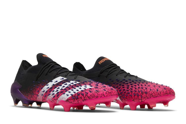 adidas Predator Freak.1 Low FG Demonskin Black Shock Pink