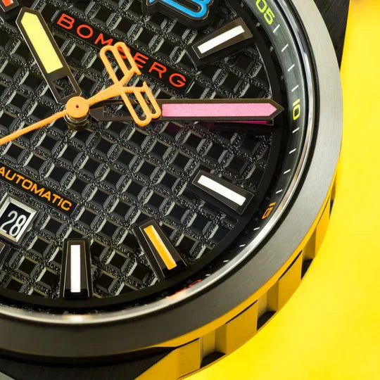Bomberg Men's Watch BOLT-68 Neo Automatic Taipei Metropolis Black PVD wholesalehk.shop