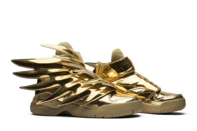 adidas JS Wings Jeremy Scott Solid Gold wholesalehk.shop