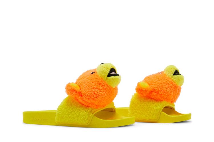 adidas JS Adilette Jeremy Scott Teddy Yellow wholesalehk.shop