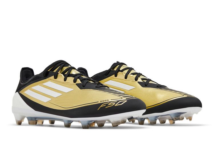 adidas F50 Pro FG Messi Gold Metallic Cloud White Core Black