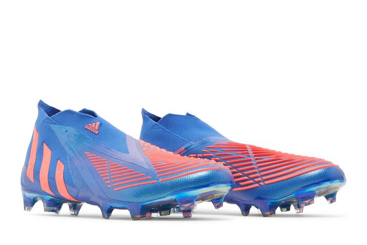 adidas Predator Edge+ FG Hi-Res Blue Turbo