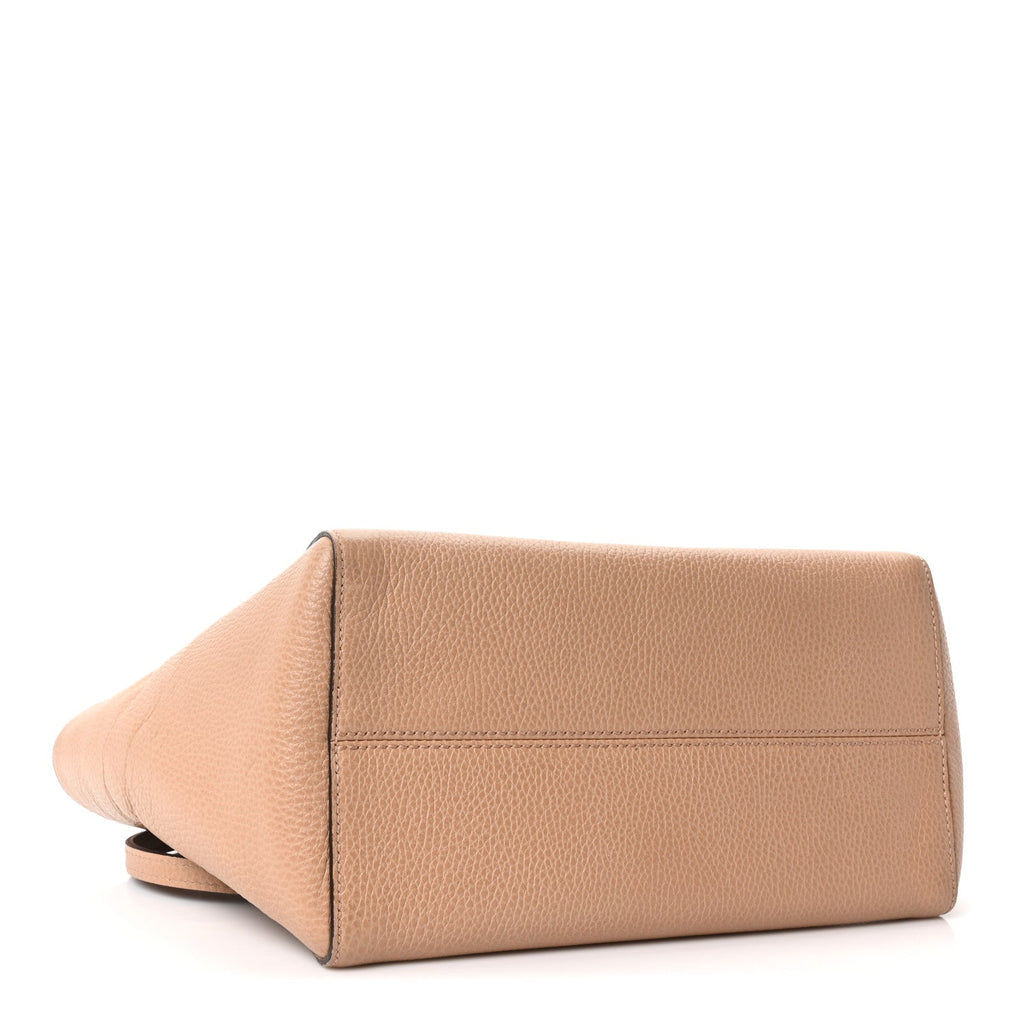 Dollar Calfskin Small Swing Tote Camelia Mineral Blue wholesalehk.shop