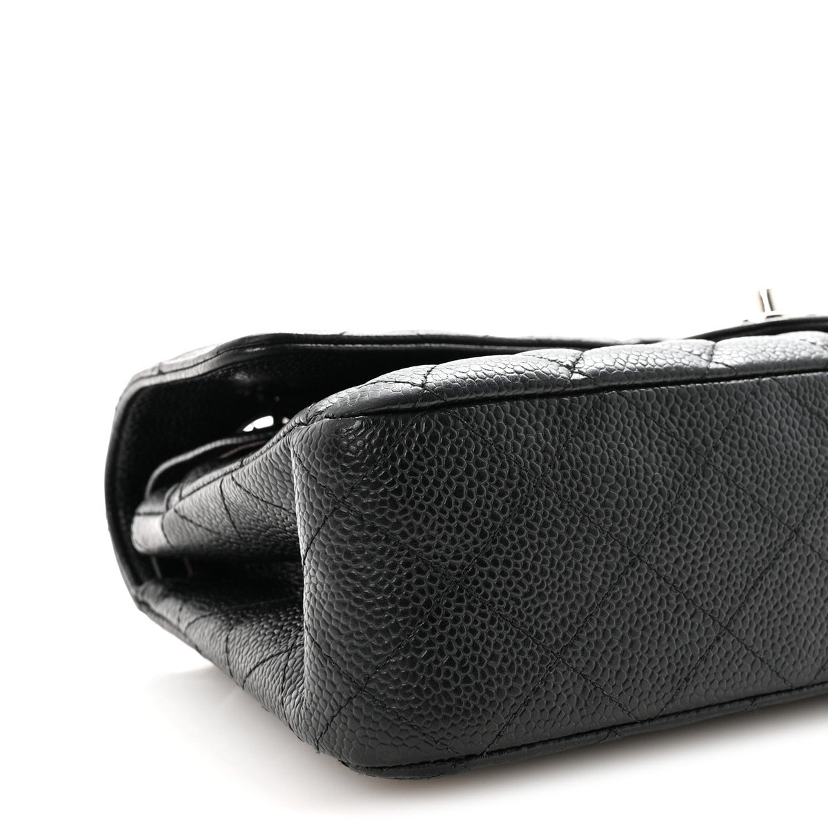 Caviar Quilted Medium Double Flap Black wholesalehk.shop