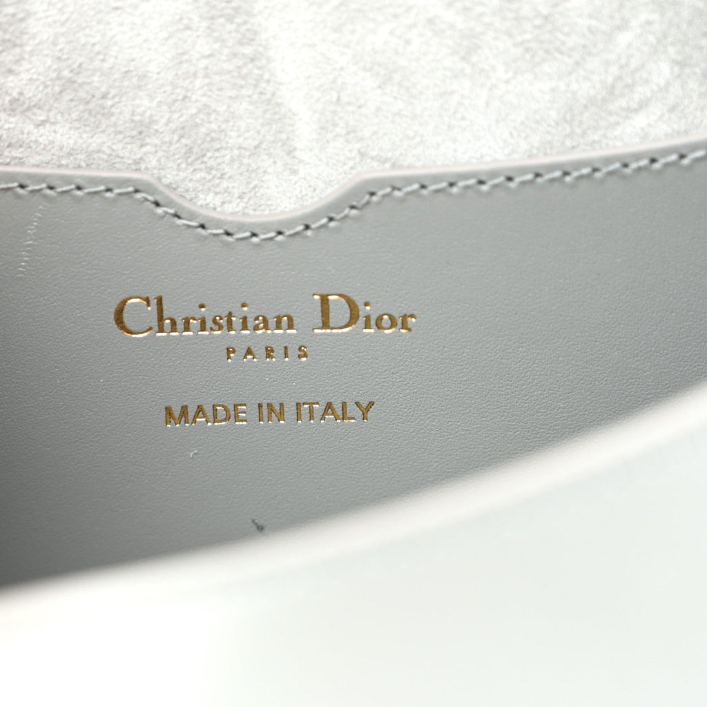 Box Calfskin Medium Bobby Flap Gray wholesalehk.shop