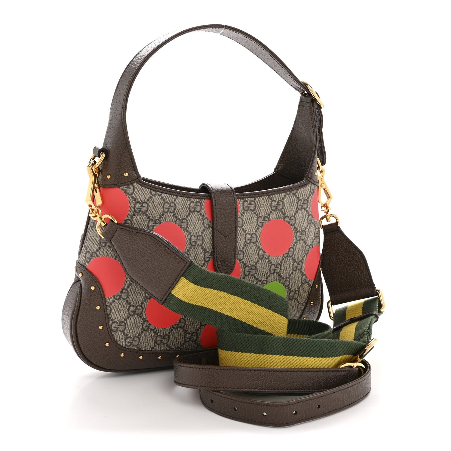 GG Supreme Monogram Web Geometric Small Jackie 1961 Beige Multicolor Brown Sugar £¨ Direct shipment via from wholesalehk.shop