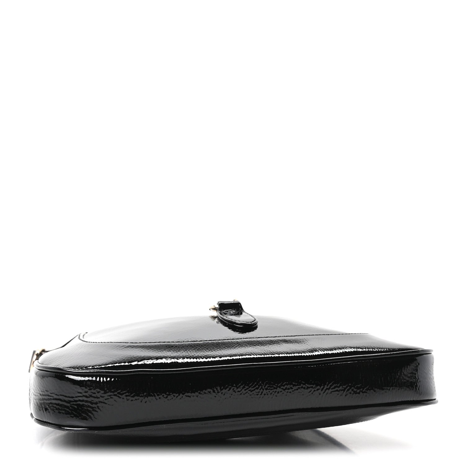 Patent Calfskin Small Jackie Shoulder Bag Black £¨ Direct shipment via from wholesalehk.shop