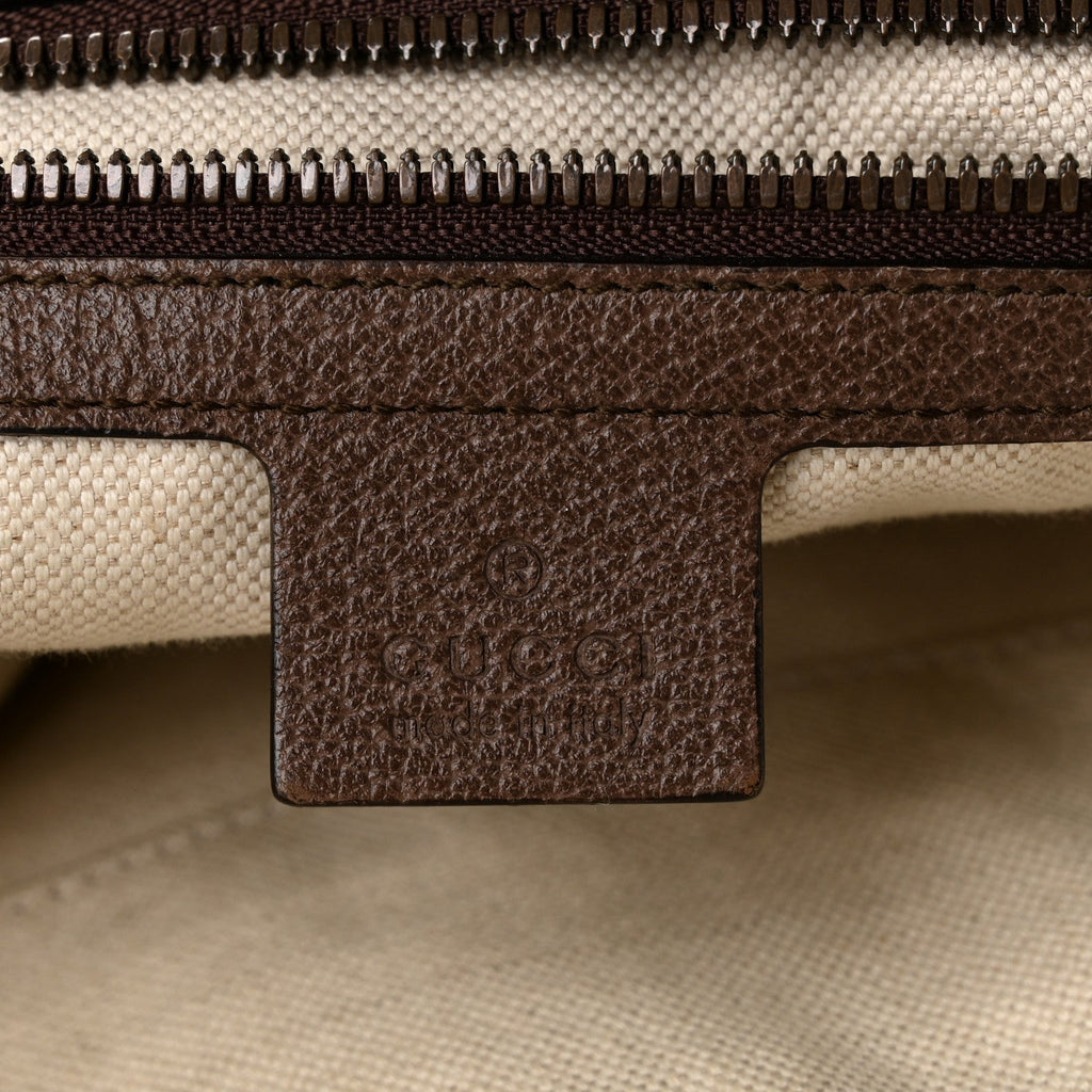 GG Supreme Monogram Web Medium Ophidia Messenger Bag Brown wholesalehk.shop