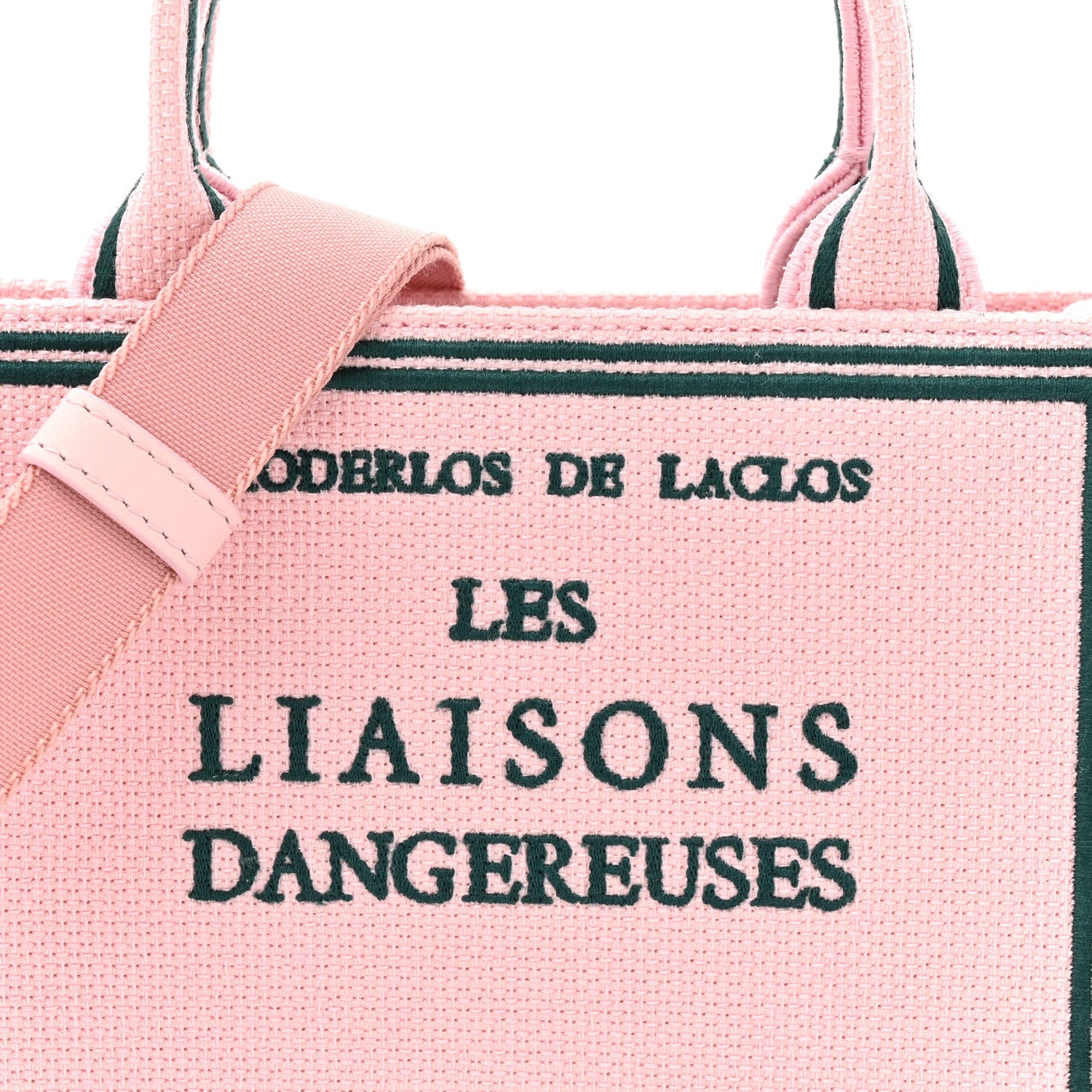 Canvas Embroidered Book Cover Mini Book Tote Pink Green £¨ Direct shipment via from wholesalehk.shop