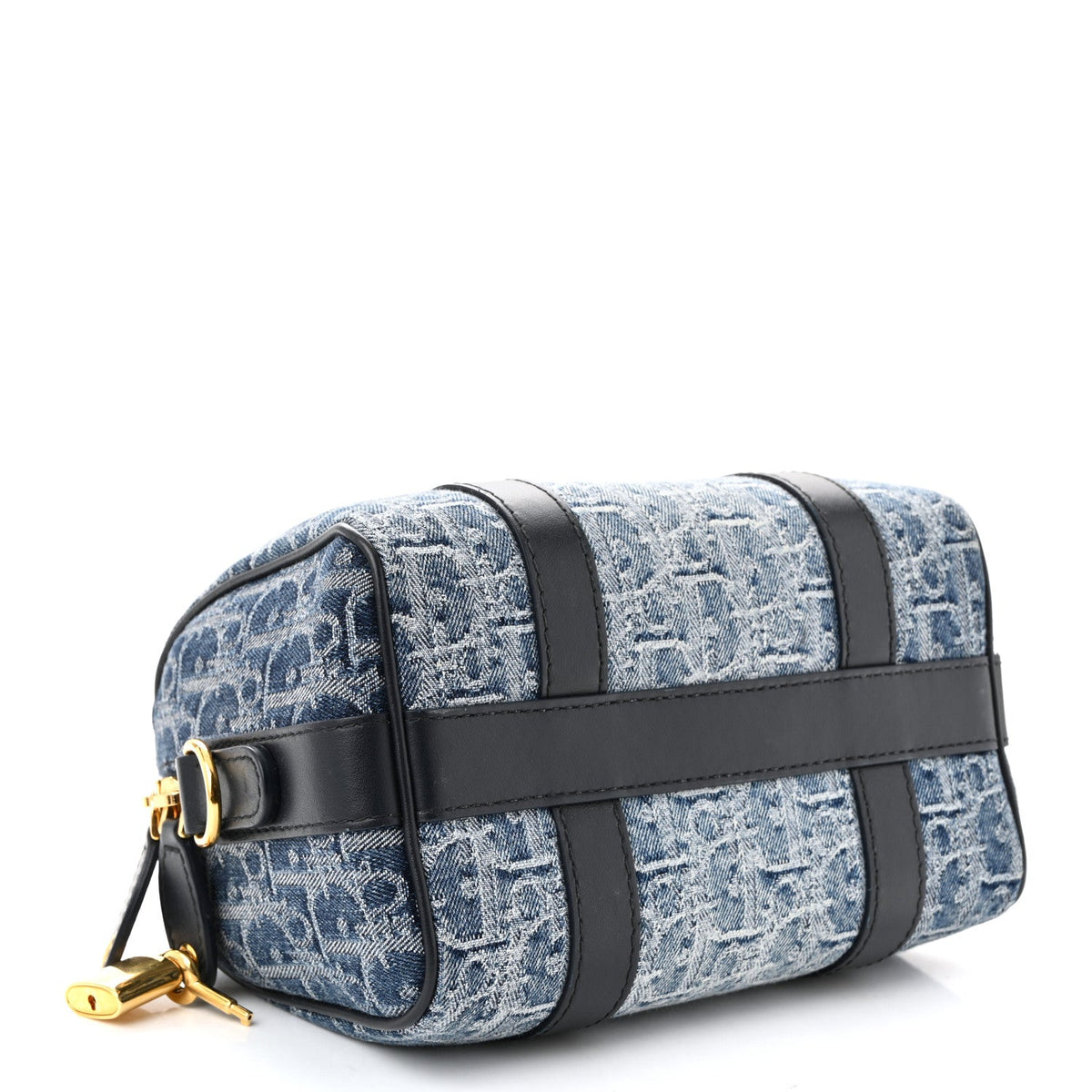 Denim Oblique Groove 20 Bag Blue wholesalehk.shop