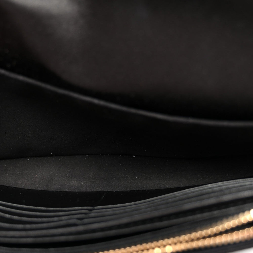 Satin Cannage Lady Dior Convertible Clutch Black wholesalehk.shop
