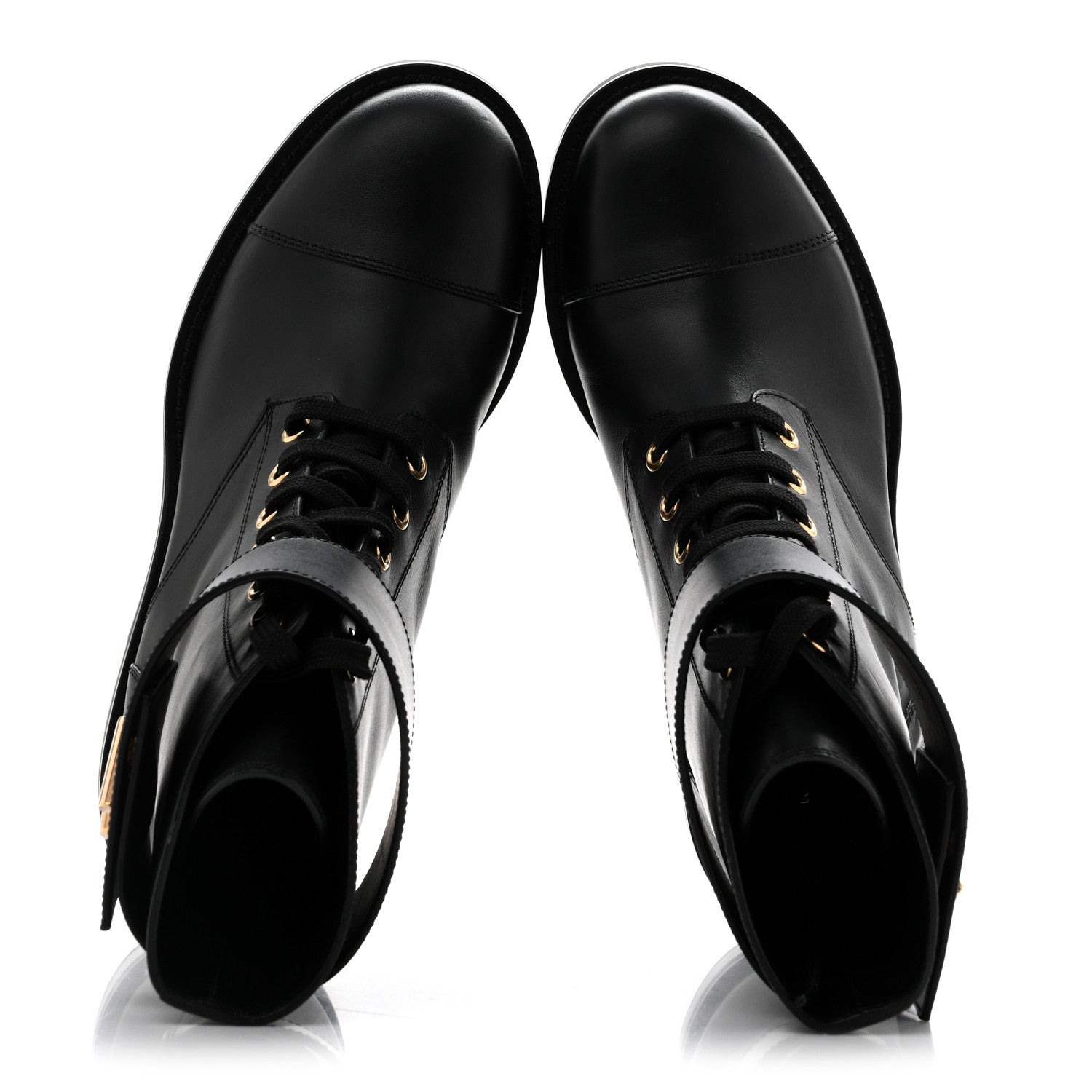 Calfskin Wonderland Ranger Boots 36 Black £¨ Direct shipment via from wholesalehk.shop