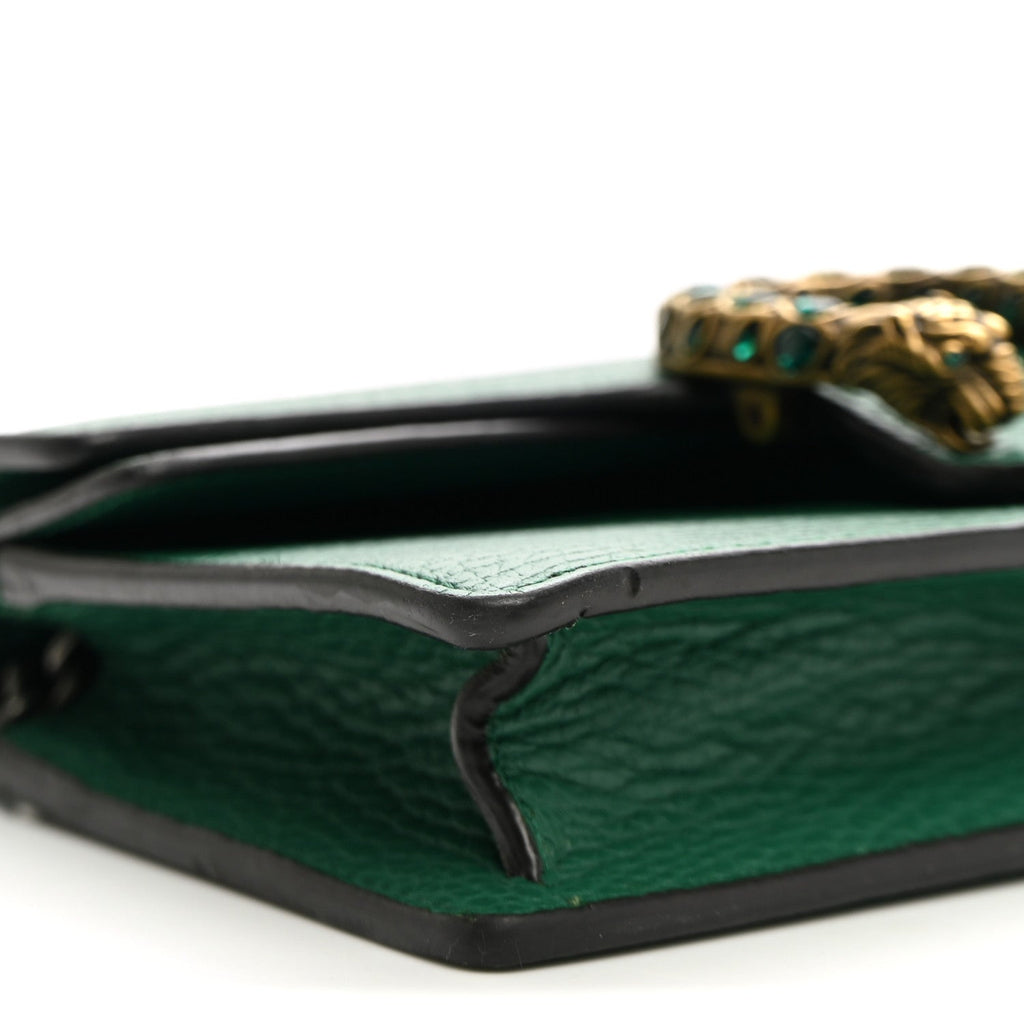 Calfskin Super Mini Dionysus Shoulder Bag Emerald wholesalehk.shop