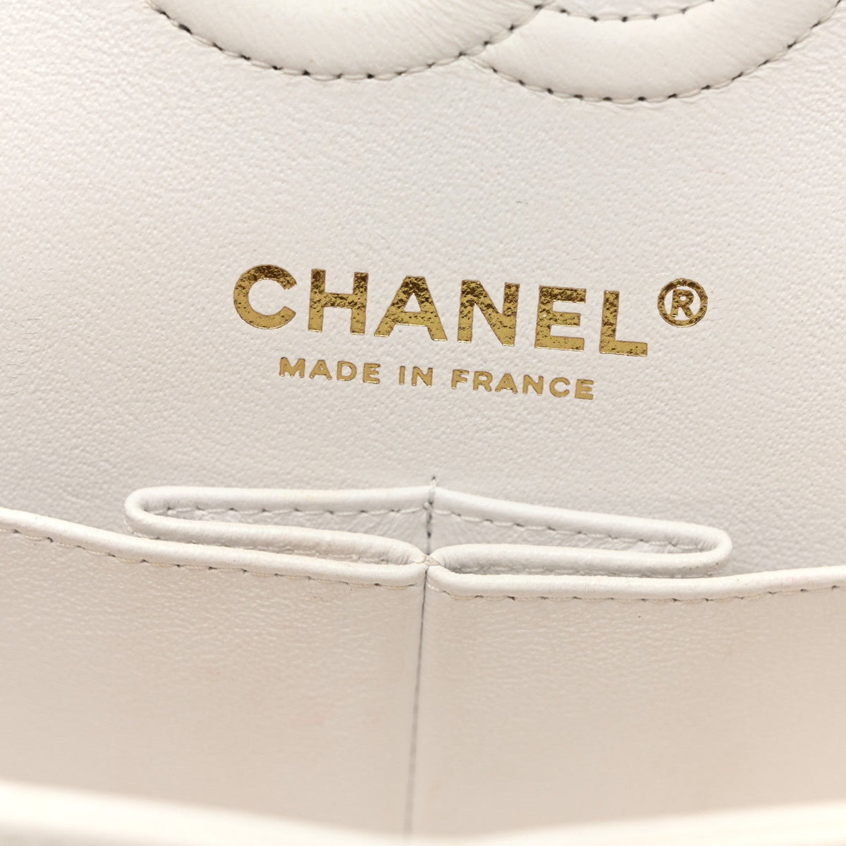 Caviar Quilted Small Double Flap White wholesalehk.shop
