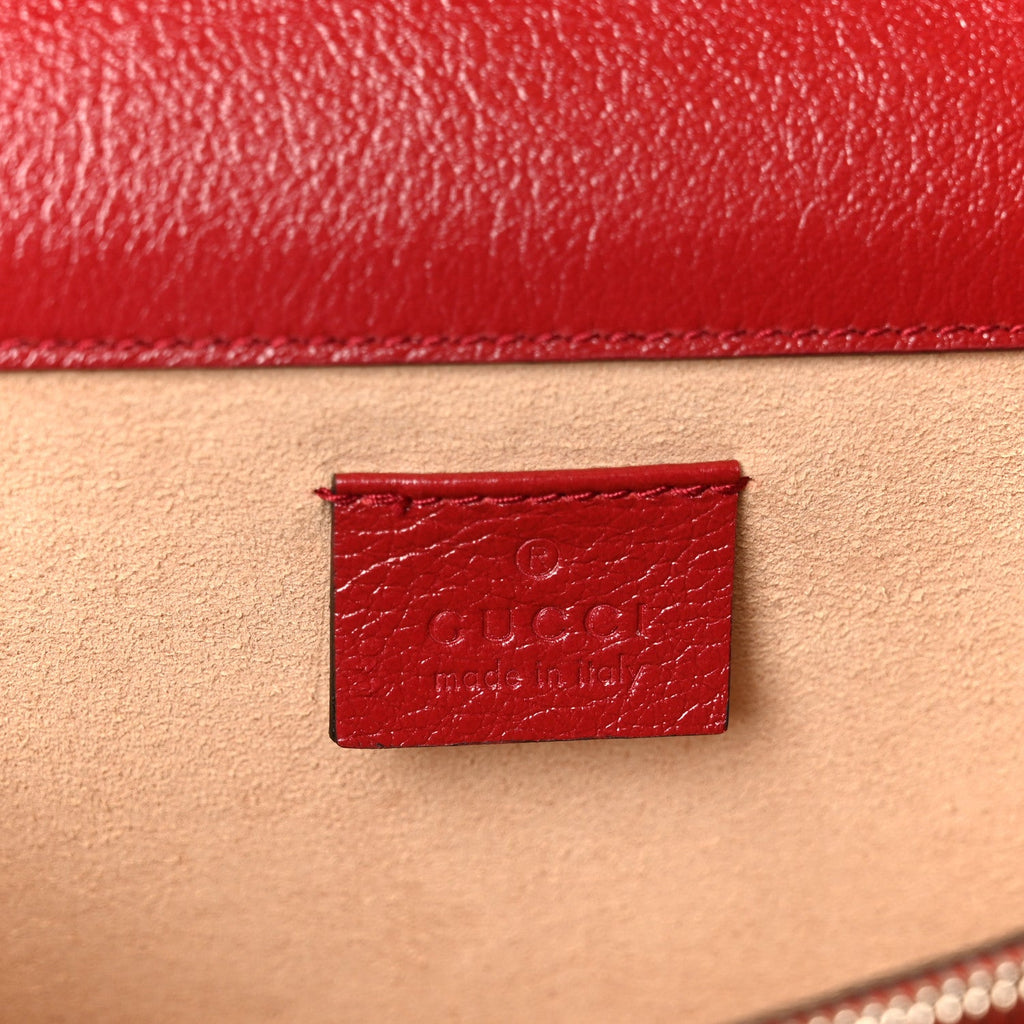 Tweed GG Monogram Small Dionysus Shoulder Bag White Black Romantic Cherry wholesalehk.shop