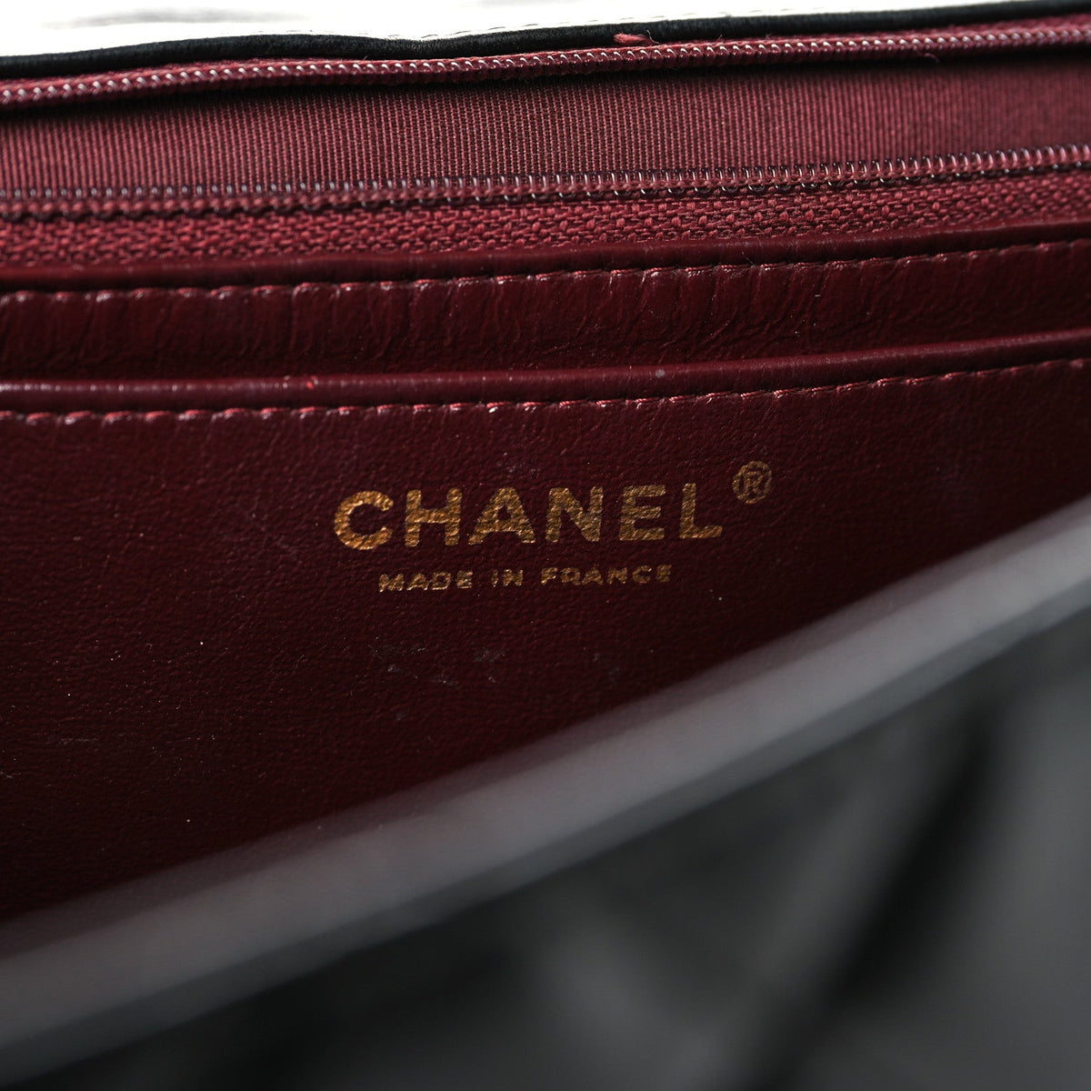 Lambskin Quilted Jumbo Double Flap Black wholesalehk.shop