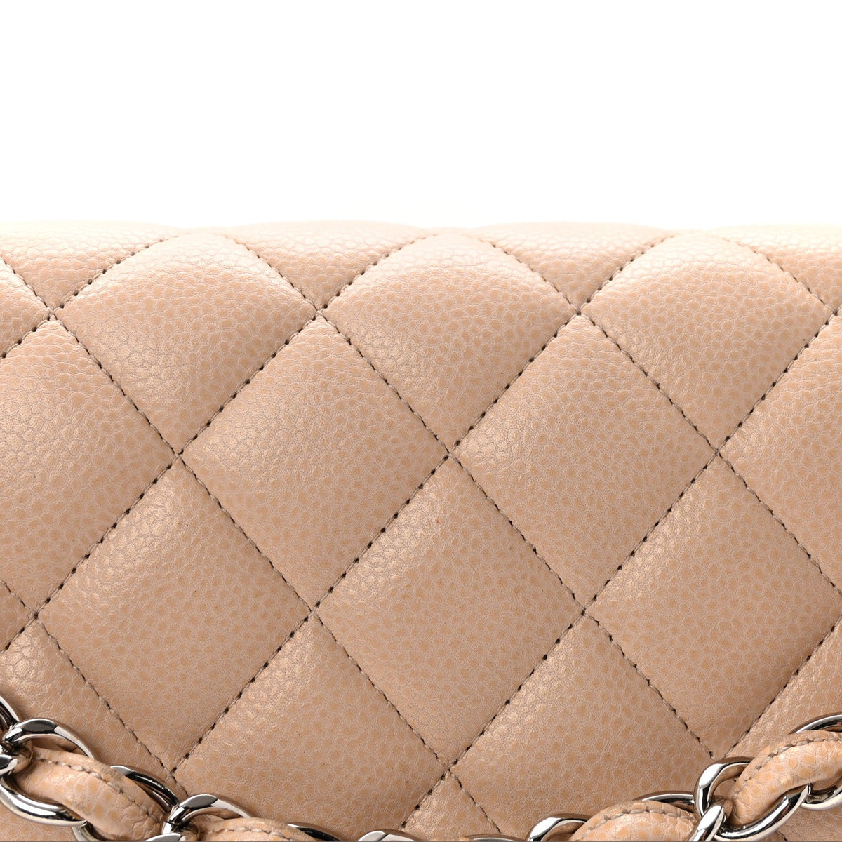 Caviar Quilted Jumbo Double Flap Light Pink wholesalehk.shop