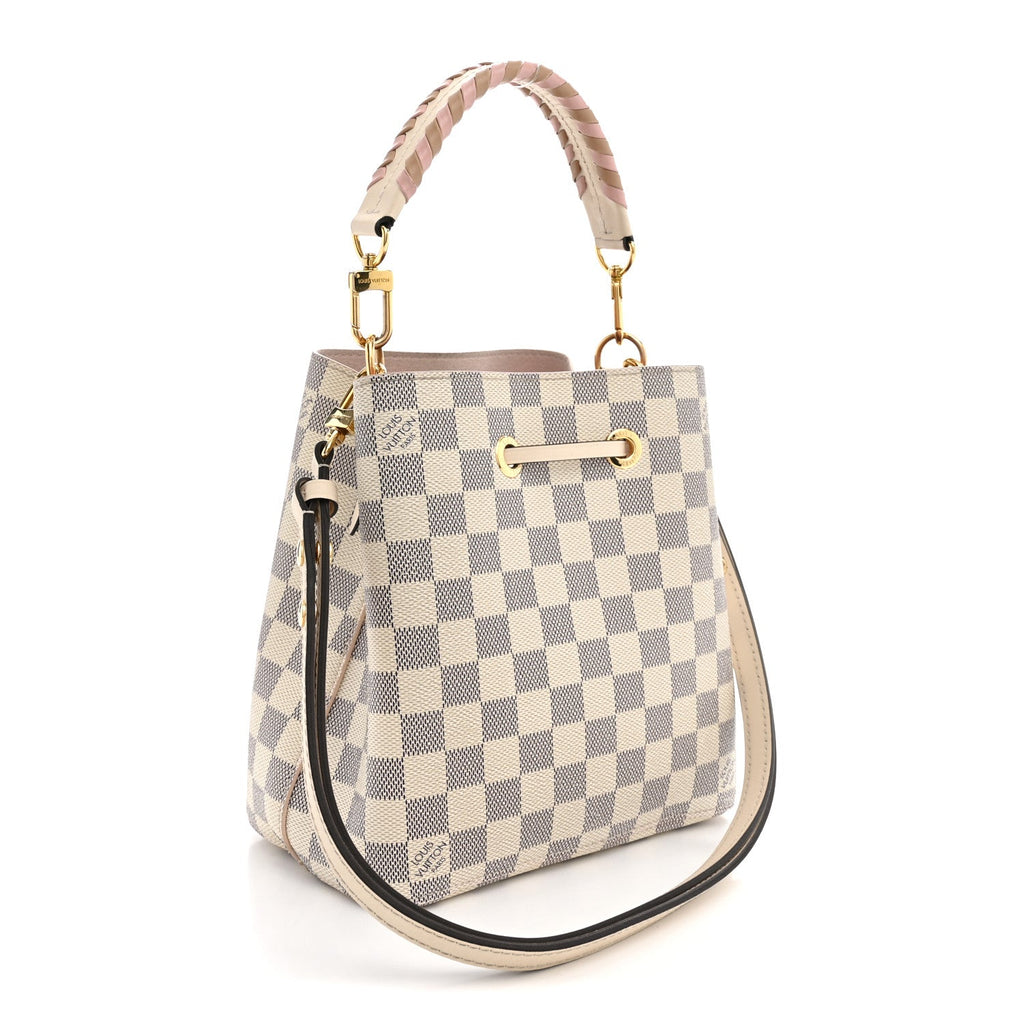 Damier Azur Braided Neonoe BB Pink £¨ Direct shipment via from wholesalehk.shop