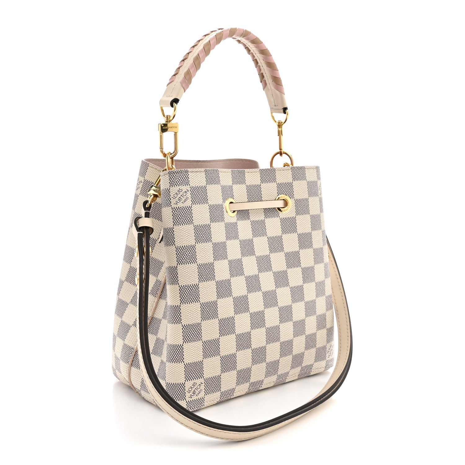 Damier Azur Braided Neonoe BB Pink £¨ Direct shipment via from wholesalehk.shop