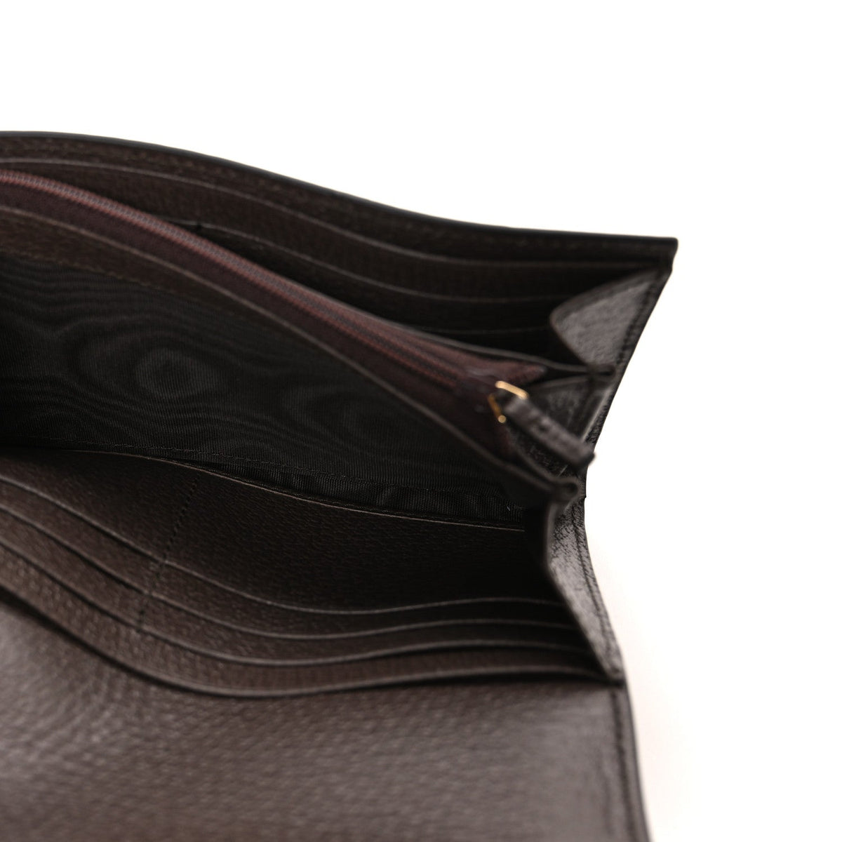 GG Supreme Monogram Web Ophidia Continental Wallet Brown wholesalehk.shop