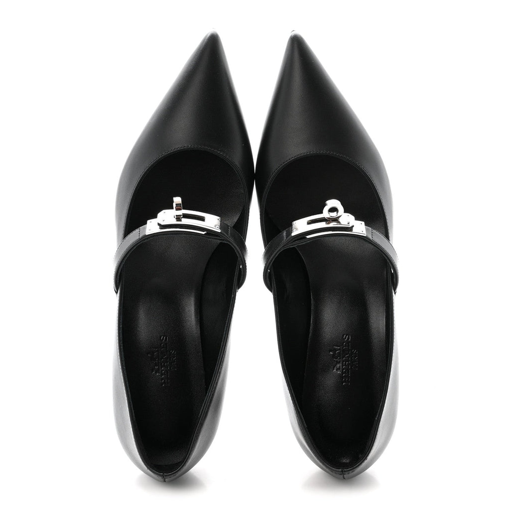 Calfskin Kiara 40 Pumps 36 Black wholesalehk.shop
