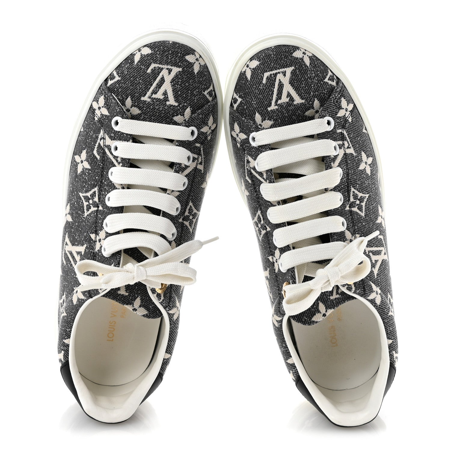 Denim Monogram Time Out Sneakers 39 £¨ Direct shipment via from wholesalehk.shop