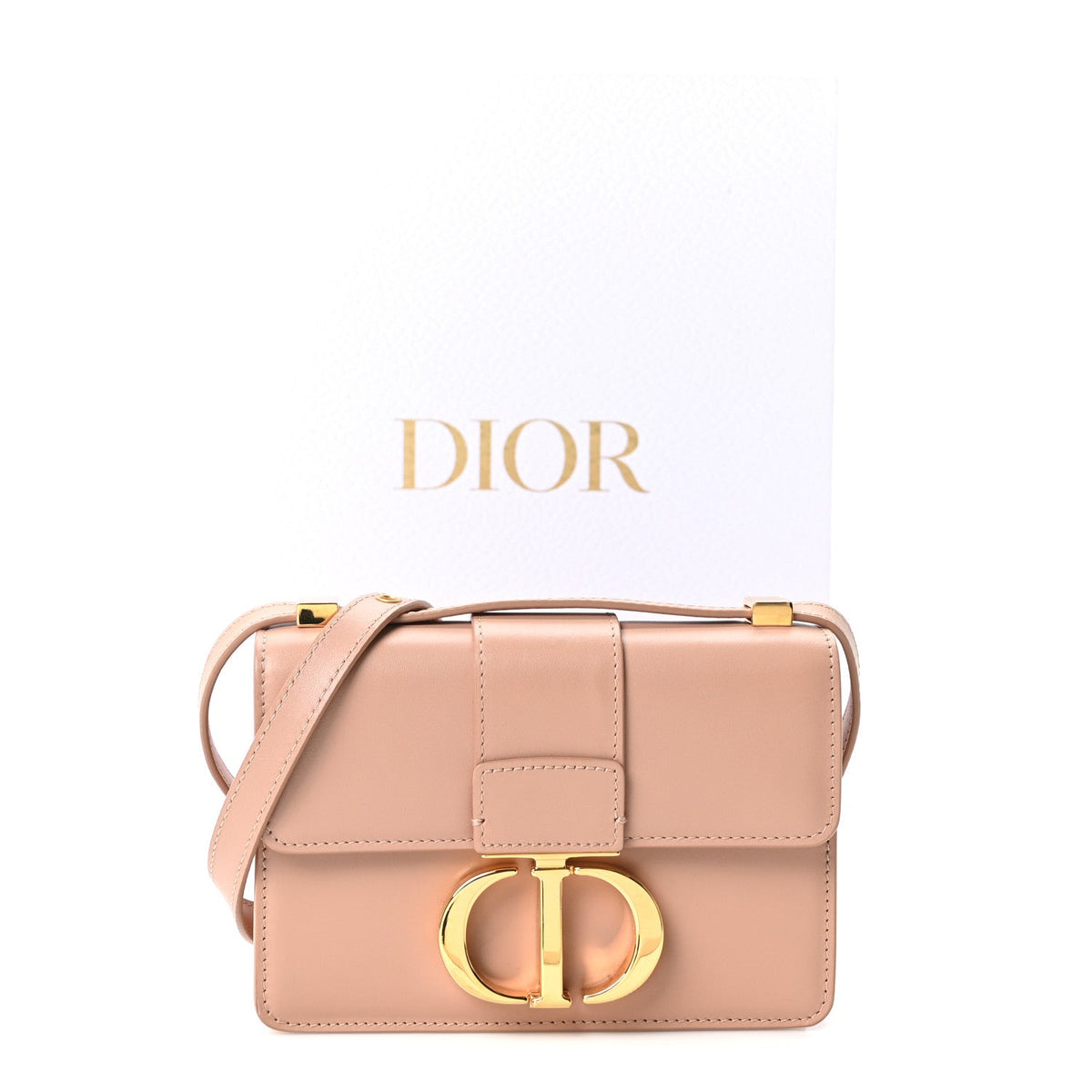 Smooth Calfskin Micro 30 Montaigne Flap Bag Rose Des Vents wholesalehk.shop