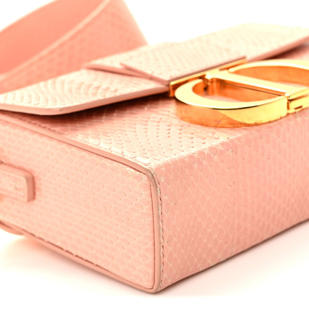 Snakeskin 30 Montaigne Box Bag Rose Clair wholesalehk.shop