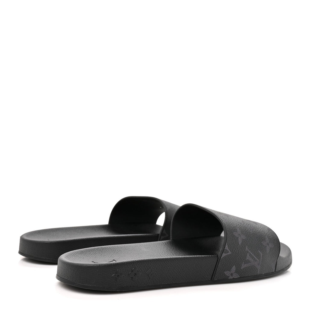 Rubber Monogram Eclipse Mens Waterfront Mules 10 Black £¨ Direct shipment via from wholesalehk.shop