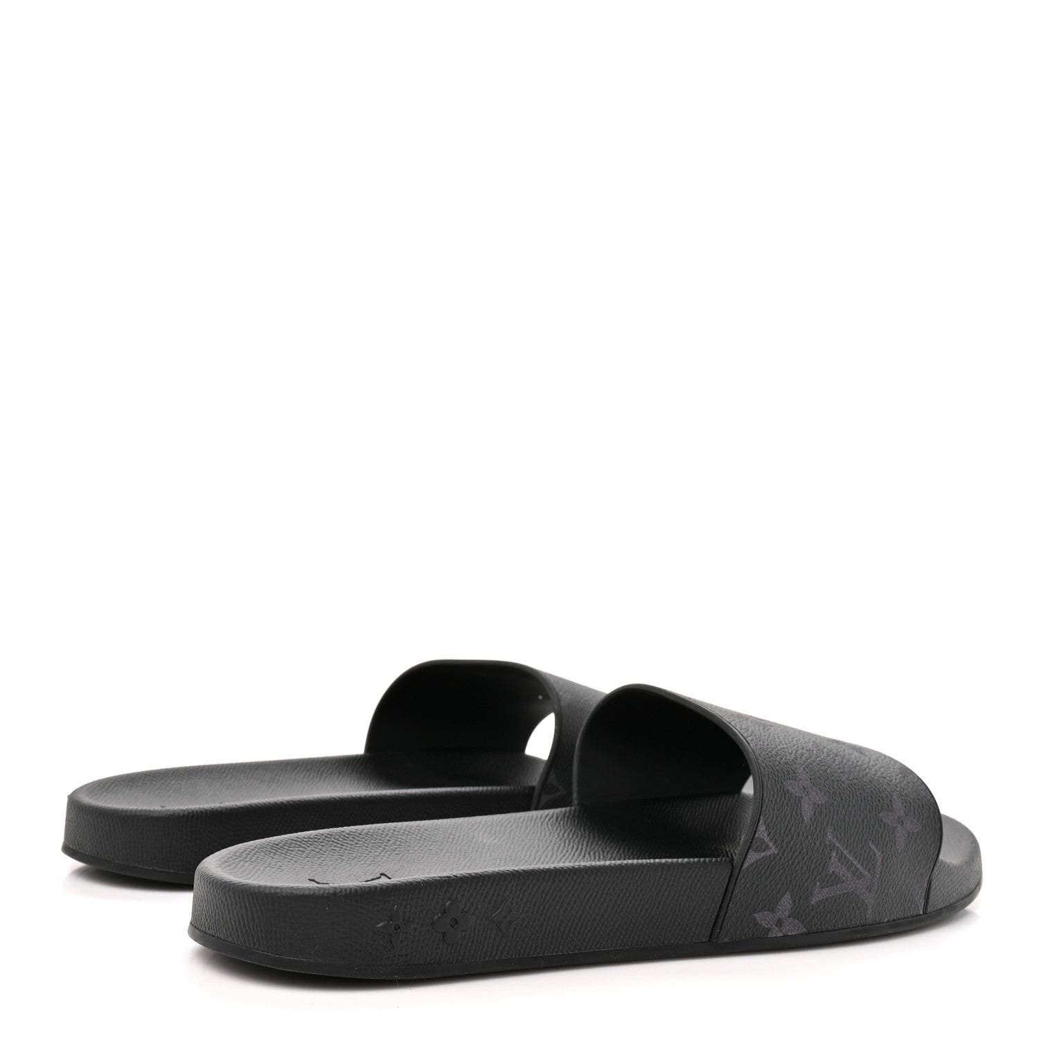 Rubber Monogram Eclipse Mens Waterfront Mules 10 Black £¨ Direct shipment via from wholesalehk.shop