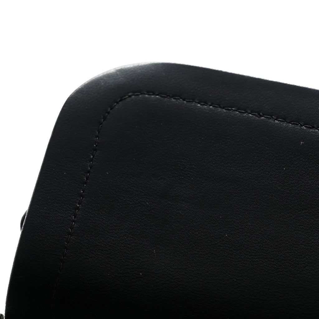 Lambskin Quilted Medium Double Flap Black wholesalehk.shop
