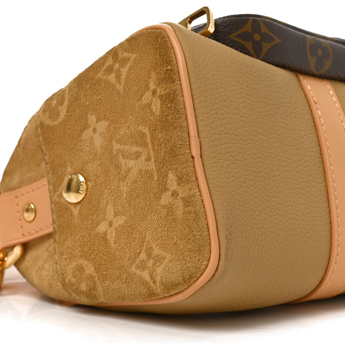 Taurillon Suede Monogram Cargo Keepall Bandouliere 25 wholesalehk.shop