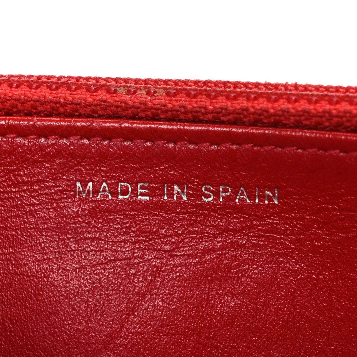 Glazed Calfskin Quilted Reissue Wallet On Chain WOC Red wholesalehk.shop