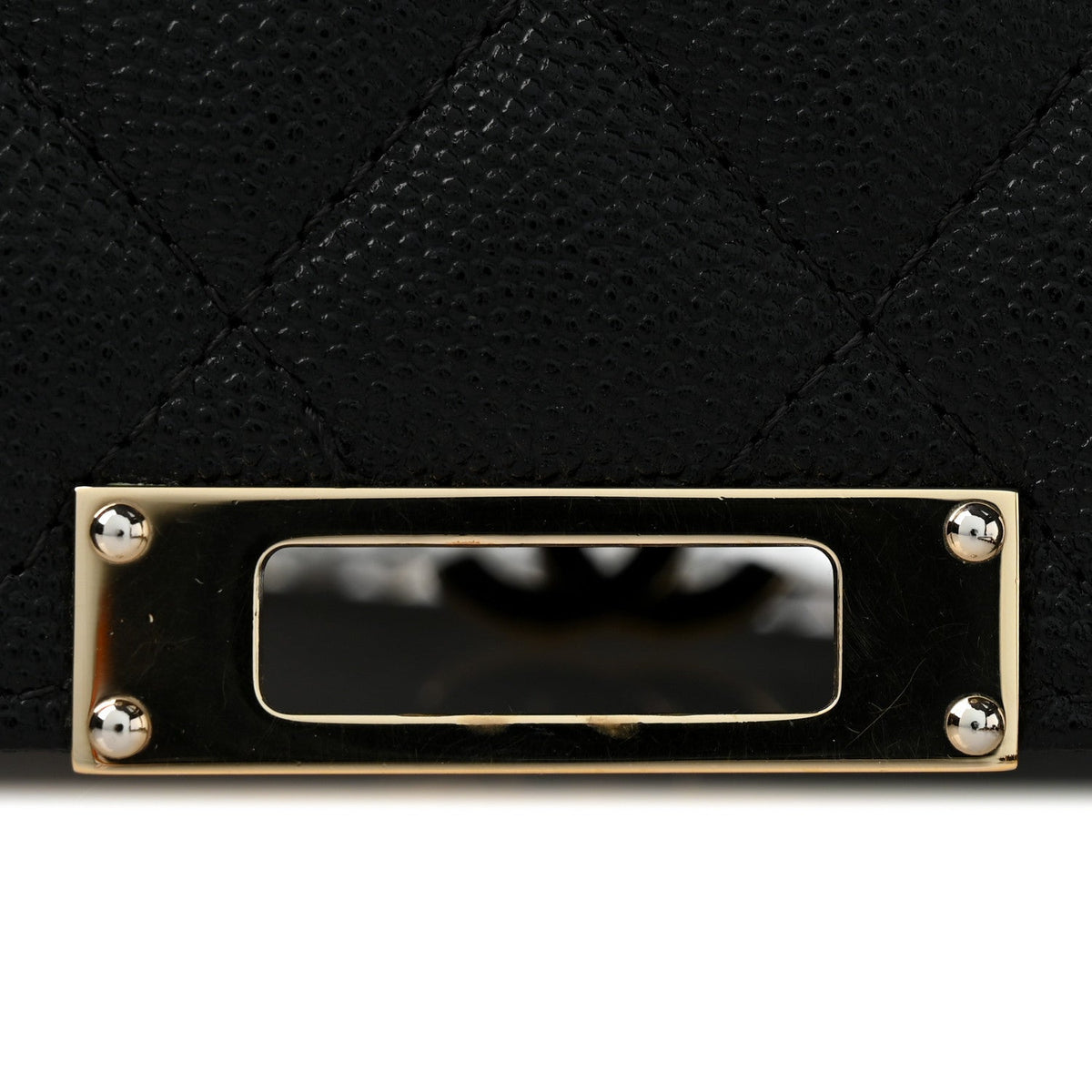 Caviar Quilted Golden Class Wallet On Chain WOC Black wholesalehk.shop