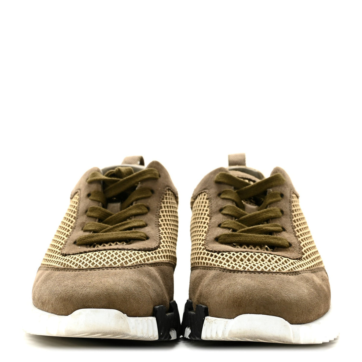 Air Mesh Suede Goatskin Bouncing Sneakers 37 Vert Toundra wholesalehk.shop