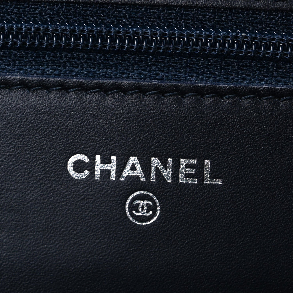 Velvet Quilted Boy Wallet On Chain WOC Blue wholesalehk.shop