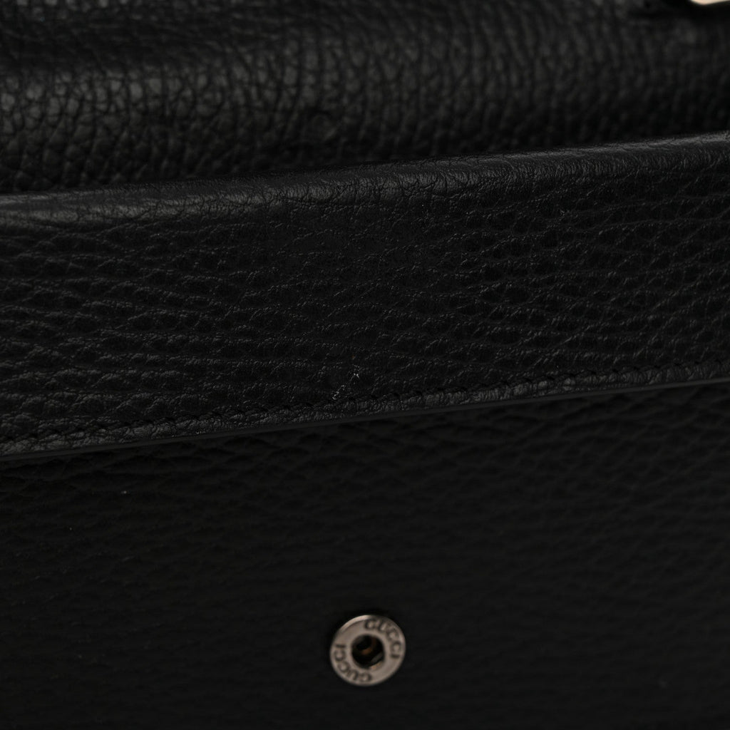 Calfskin Super Mini Dionysus Shoulder Bag Black wholesalehk.shop