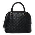 Microguccissima Medium Dome Bag Black £¨ Direct shipment via from wholesalehk.shop