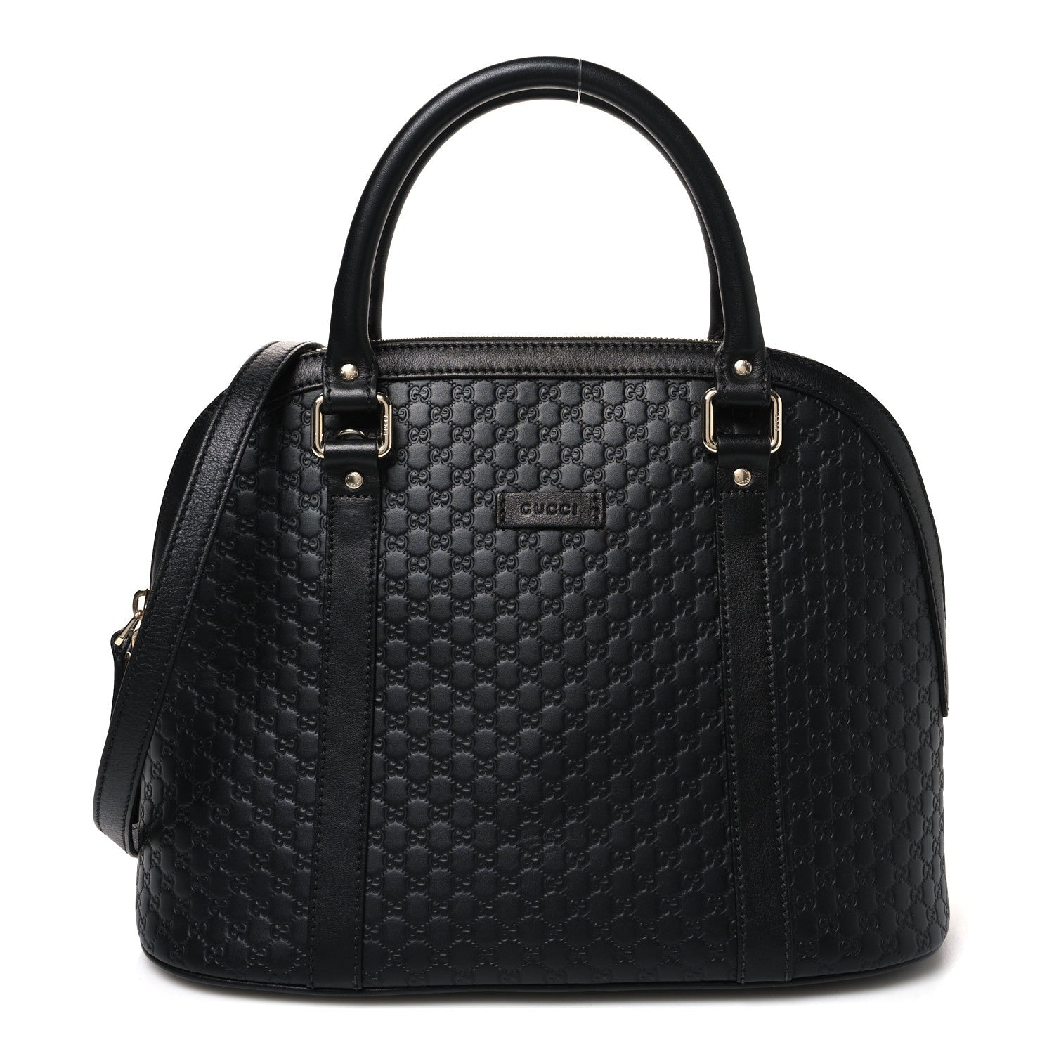 Microguccissima Medium Dome Bag Black £¨ Direct shipment via from wholesalehk.shop