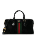 Suede Patent GG Web Medium Ophidia Boston Black wholesalehk.shop