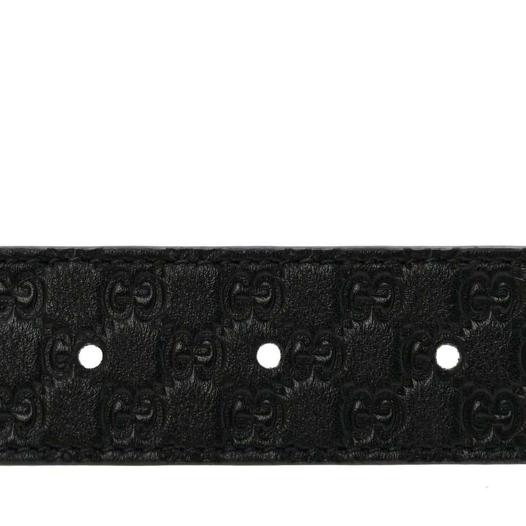 Guccissima Double G Reversible Belt 75 30 Black White £¨ Direct shipment via from wholesalehk.shop