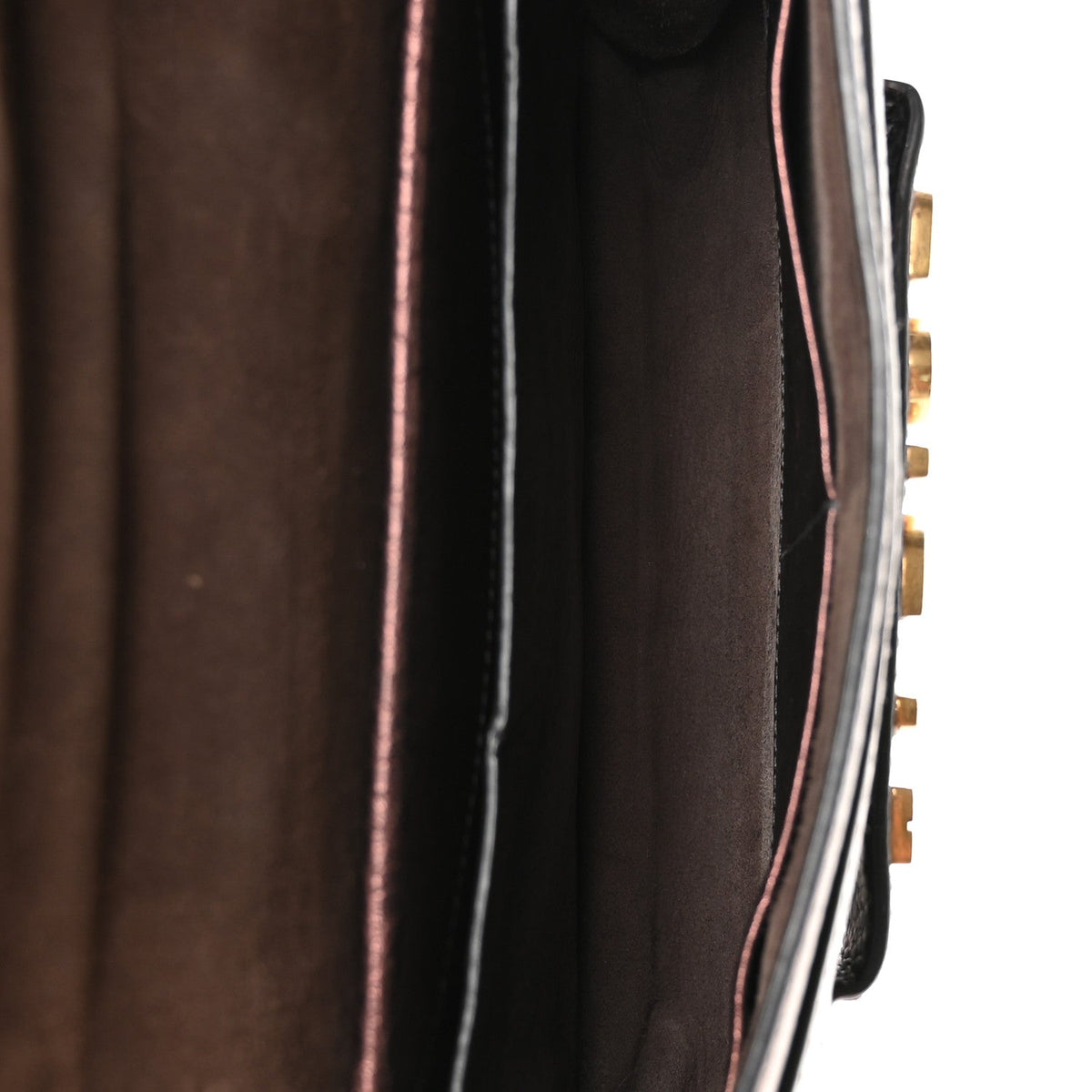 Metallic Calfskin J'Adior Chain Flap Bag Noisette wholesalehk.shop