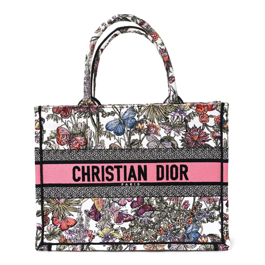 Canvas Embroidered Medium Mexico Millefiori Book Tote White Multicolor £¨ Direct shipment via from wholesalehk.shop