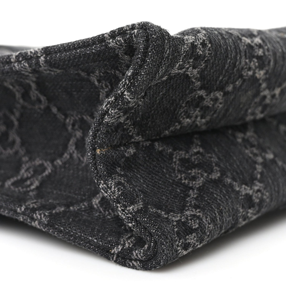 Denim Cuoio Harness GG Monogram Mini Ophidia Tote Bag Black Medium Grey wholesalehk.shop