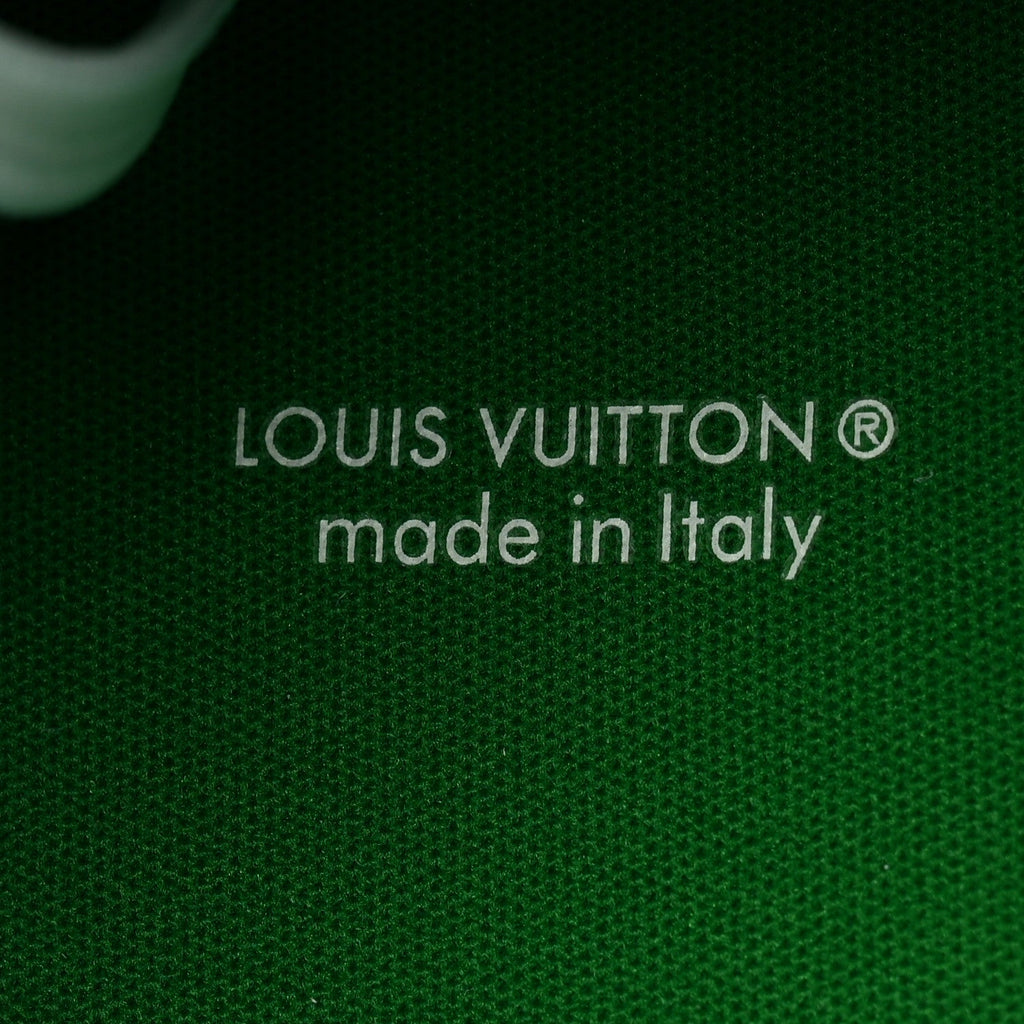 Mens LV Trainer Upcycling Sneakers 8.5 White Green £¨ Direct shipment via from wholesalehk.shop
